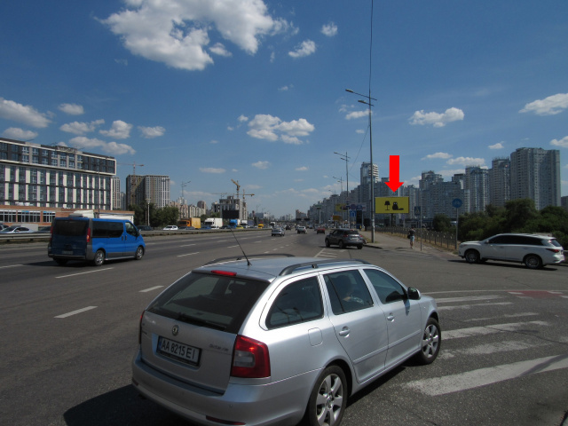 Цифрова панель 6x3,  Бажана пр. -вул.Зарічна, в сторону ст. м. "Осокорки", з центру, (ролик 10 сек, 1 вихід/1,5 хвилини)