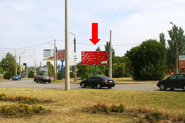 Щит 6x3,  Хмельницкого пр. - ул. Оратовского, кольцо, в центр