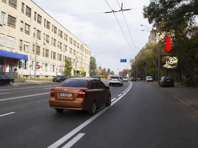 Скролл 3.14x2.3,  Довженка ул., 10 в сторону ул. Телиги