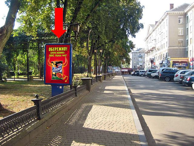 Сітілайт 1.2x1.8,  Шевченко бул., возле магазина "Ласуня"