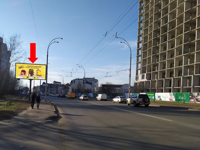 Щит 6x3,  Максимовича ул. (бывш. Трутенко ул.) - ул. Колоса, в сторону ЖК "Лико-град", ул. Конева