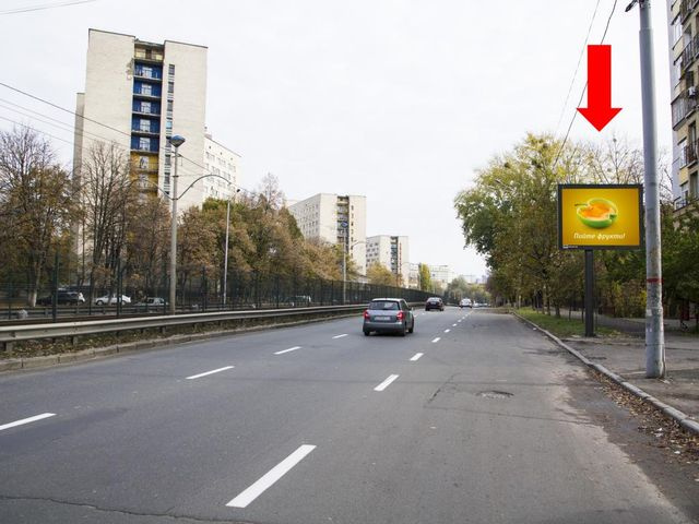 Скролл 3.14x2.3,  Борщаговская ул., 143б, напротив ТРЦ "Аркадия", супермаркетов "Сильпо", "Comfi", в сторону центра