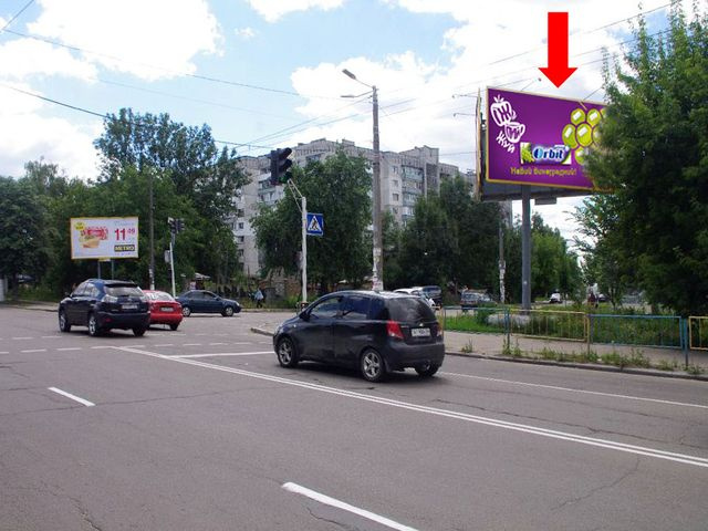 Щит 6x3,  Витрука ул. / ул. Шевченко, возле супермаркетов "Олди", "АТБ", на светофоре