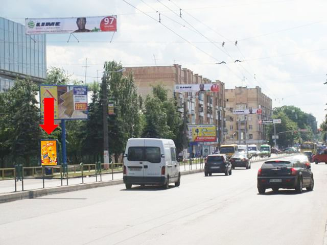 Сітілайт 1.2x1.8,  Киевская ул., 100, напротив напротив ТРЦ "Глобал", супермаркетов Фокстрот, Эльдорадо, Комфи, Караван