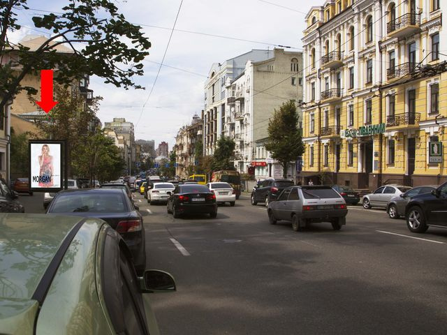 Сітілайт 1.2x1.8,  Саксаганского ул., 93, в сторону пл. Победы