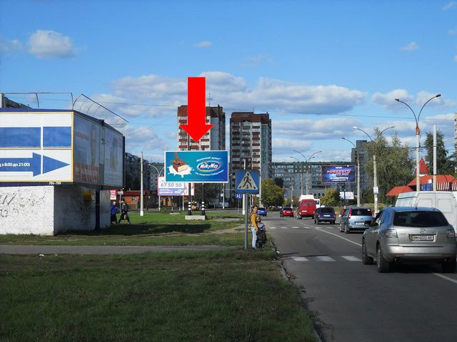 Щит 6x3,  Лушпы пр. / Интернационалистов ул., разделитель, из центра