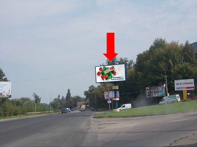 Щит 6x3,  Набережная ул. / Яровица ул., кольцо, из центра