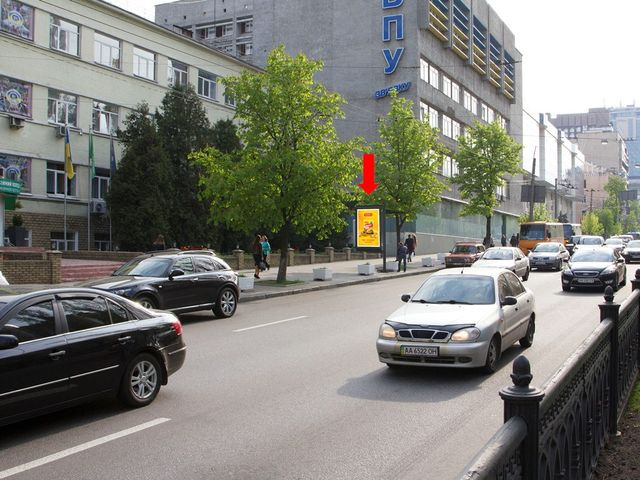 Сітілайт 1.2x1.8,  Шевченко бул., 56, в сторону Крещатика ул.