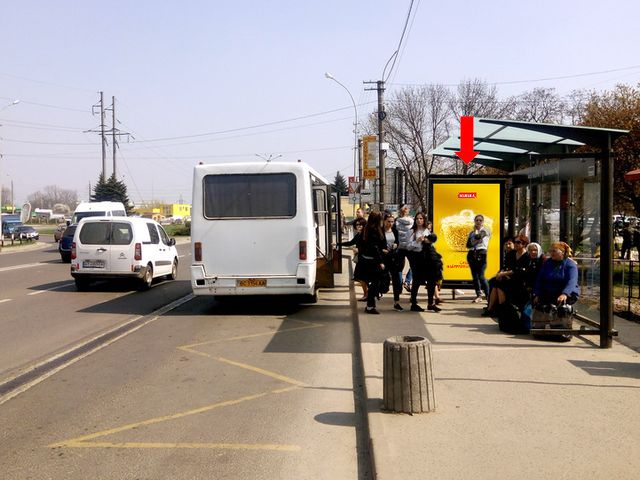 Сітілайт 1.2x1.8,  Липинского ул., 60, ост. «Автостанция №2», возле супермаркета "Эпицентр", в сторону ул. Хмельницкого