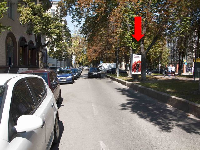 Сітілайт 1.2x1.8,  Липская ул.,16 / пер. Липский, напротив ресторана "Липский особняк", в сторону ул. Институтская