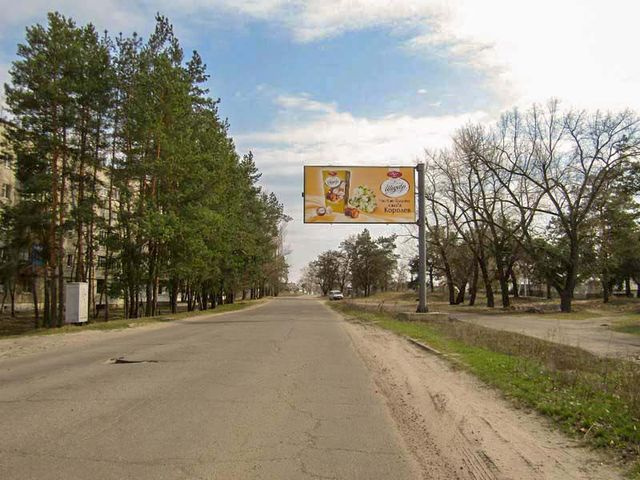 Щит 6x3,  пгт Купянск-Узловой, въезд в город, поворот на Ковшаровку, ул. Садовая, 188 из центра