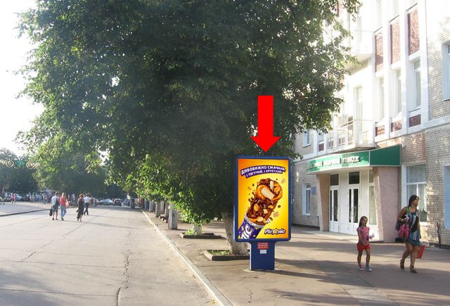 Сітілайт 1.2x1.8,  Проскуровская ул., 37, возле магазина "Алло", мед. училища