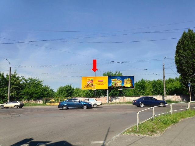 Щит 6x3,  Толстого Л. ул. / ул. Щорса, левый