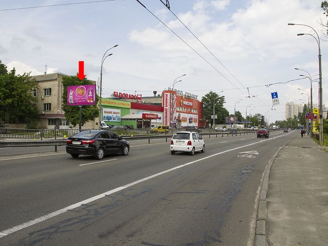 Щит 6x3,  Освободителей пр., 17, возле супермаркетов "Фокстрот" и "Эльдорадо", в сторону бул. Перова