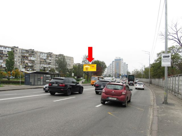 Щит 6x3,  Харьковское шоссе, 21, в сторону Харьковская пл.