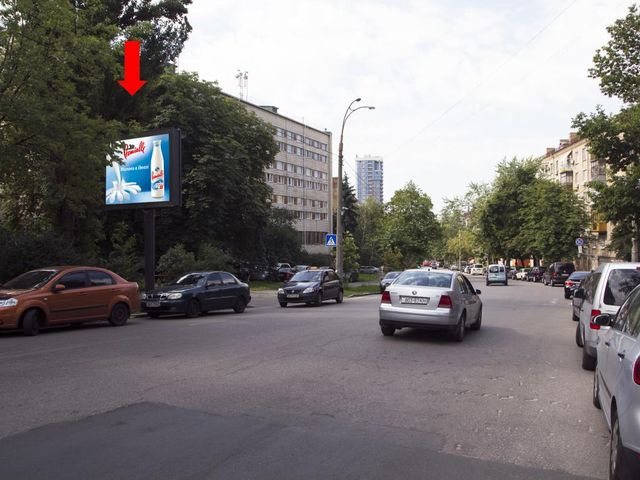 Беклайт 3.14x2.3,  Кудри ул., 42 / ул. Чигорина, в сторону ст.м. "Лыбедская"