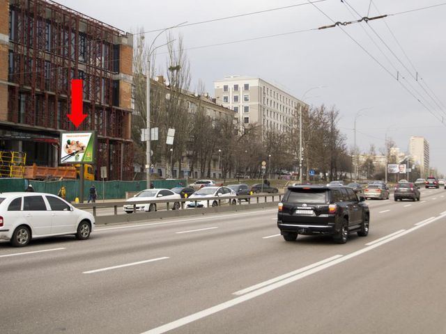 Беклайт 3.14x2.3,  Дружбы народов бул., 15 - ул. Чешская, напротив супермаркета "Novus", в сторону ст. м. "Дружбы народов"