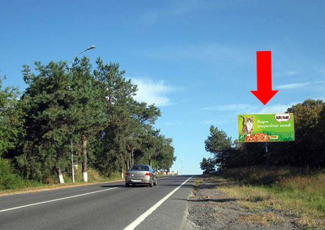 Щит 6x3,  Контрольно-пропускной пункт "Ужгород", выезд из города в сторону Словакии