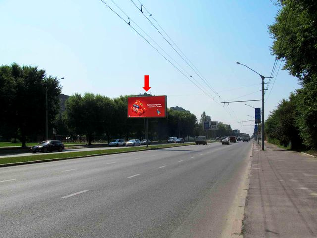 Призма 6x3,  Стрыйская ул., 59/61 - ул. Максимовича, разделитель, из центра