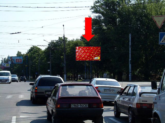 Щит 6x3,  Пугачева ул.  (бывш. Московская ул.) / ул. Киевская