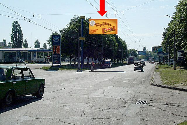 Щит 6x3,  Пугачева ул.  (бывш. Московская ул.), 7, возле АЗС