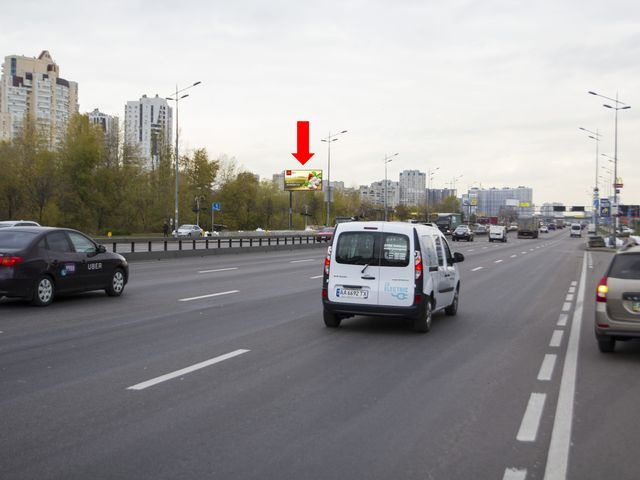 Щит 6x3, Бажана пр., 1-Л, 700 м. от ст.м. "Осокорки", в сторону ст.м. "Позняки", Харьковской пл. Щит 6x3, Бажана пр., 1-Л, 700 м. от ст.м. "Осокорки", в сторону ст.м. "Позняки", Харьковской пл.
