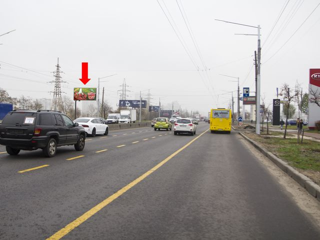 Щит 6x3,  Бандеры пр. (бывш. Московский пр.) 22, в сторону Северного моста