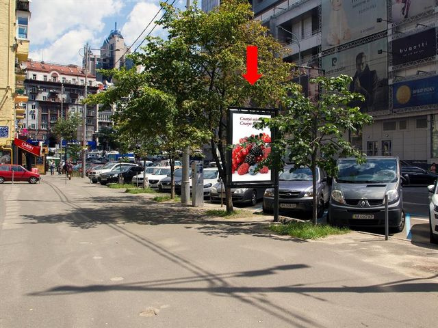 Сітілайт 1.2x1.8,  Эспланадная ул. / ул. Рогнединская, напротив ТРЦ "Gulliver",  в сторону ул. Бассейная