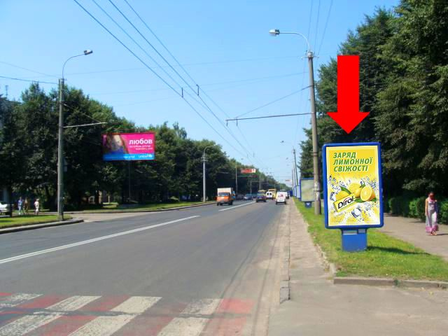 Сітілайт 1.2x1.8,  Киевская ул., 6, возле Ощадбанка