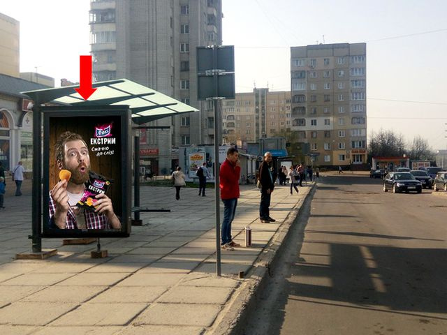 Сітілайт 1.2x1.8,  Красной Калины пр., 109, ост. "пр.Красной Калины", из центра