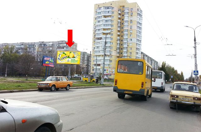 Щит 6x3,  49-й Гвардейской дивизии ул. / Покрышева ул., в центр
