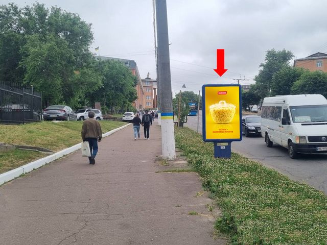 Сітілайт 1.2x1.8,  Соборная ул. (бывш. 50-летия Октября ул.), 80, напротив