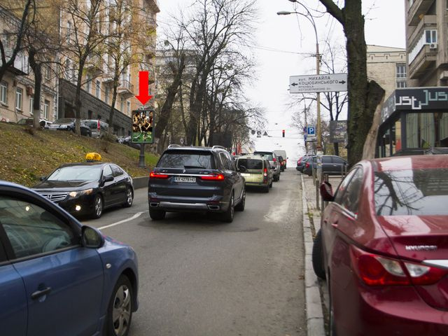 Сітілайт 1.2x1.8,  Хмельницкого ул. 70А, в сторону ул. Крещатик