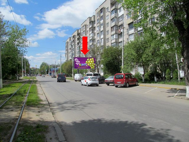 Щит 6x3, Янгеля ул. (бывш. Фрунзе ул.), 24 / Довженко ул. (бывш. Ленинградская ул.), в центр Щит 6x3, Янгеля ул. (бывш. Фрунзе ул.), 24 / Довженко ул. (бывш. Ленинградская ул.), в центр