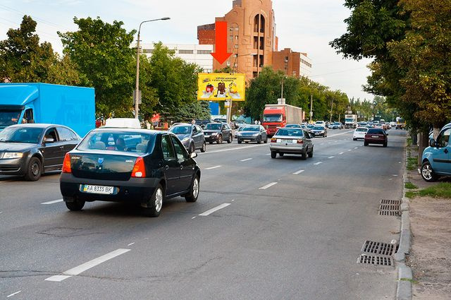 Щит 6x3,  Скляренко ул., 5, в сторону Бандеры пр. (бывш. Московский пр.)