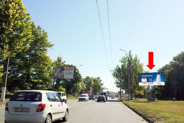 Щит 6x3,  Черновола шоссе (бывш.Киндийское шоссе), 40 , возле круга "Салют"
