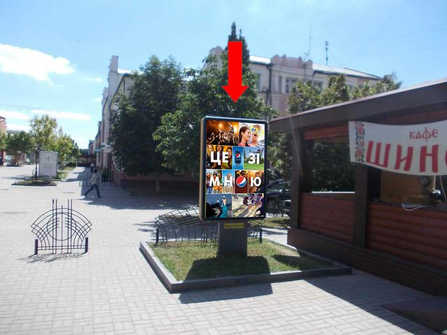 Сітілайт 1.2x1.8,  Воскресенская ул. (бывш. Фрунзе ул.) / 9-го Мая пер.