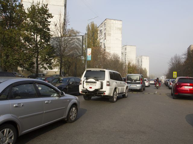 Щит 6x3,  Голосеевская ул., 9, напротив, в сторону ул. Саперно-Слободской