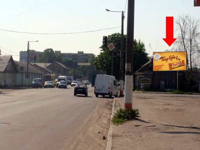 Щит 6x3, Независимости пр. (бывш. ул. Ватутина) / Грушевского ул. (бывш. ул. Котовского), 102, в сторону вокзала Щит 6x3, Независимости пр. (бывш. ул. Ватутина) / Грушевского ул. (бывш. ул. Котовского), 102, в сторону вокзала