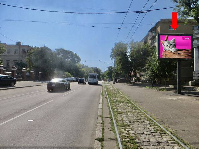 Скролл 3.14x2.3,  Пастера ул. - ул. Старопортофранковская, в центр