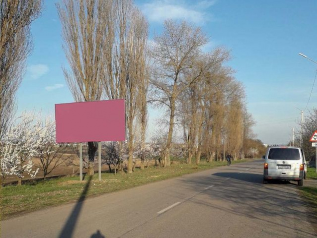 Щит 6x3,  въезд в город