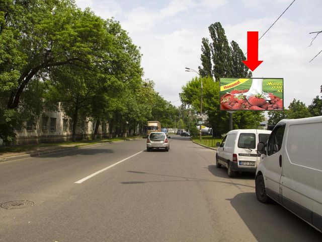 Щит 6x3, Жмеринская ул., 26 - ул. Героев Космоса, в сторону ул. Святошинская Щит 6x3, Жмеринская ул., 26 - ул. Героев Космоса, в сторону ул. Святошинская