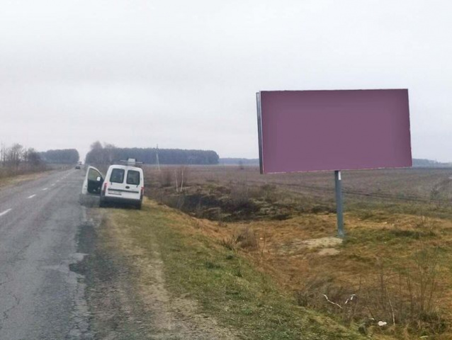 Щит 6x3,  пгт Любешов, со стороны Луцка
