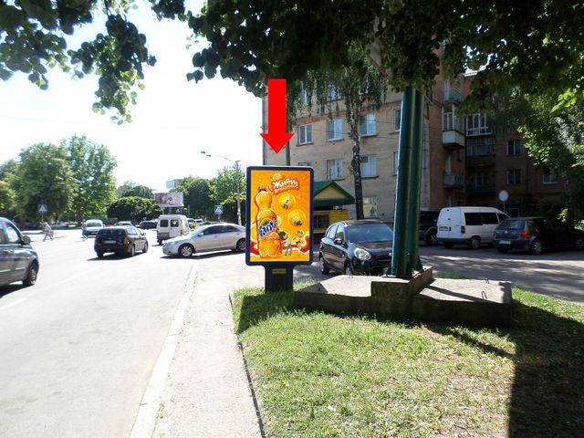 Сітілайт 1.2x1.8,  Мицкевича ул., 1, возле гостиницы "Мир"