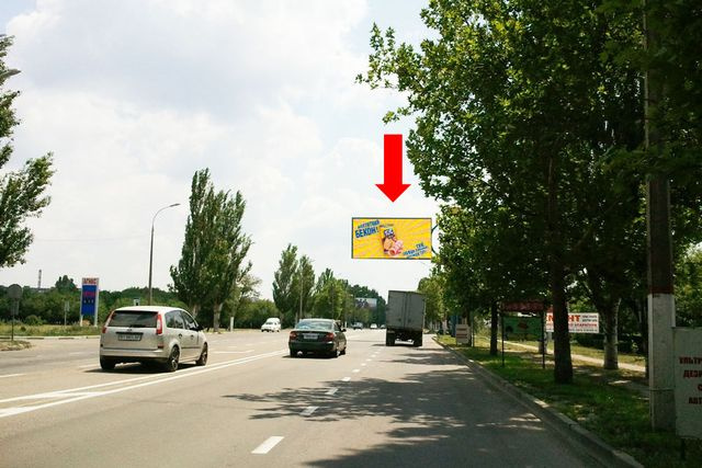 Щит 6x3, Николаевское шоссе, поворот на "Оригинал-Авто", гусь, над дорогой, в центр Щит 6x3, Николаевское шоссе, поворот на "Оригинал-Авто", гусь, над дорогой, в центр