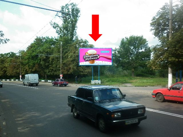 Щит 6x3,  Чудновская ул. (бывш. ул. Черняховского), 18 ( 2 місце )