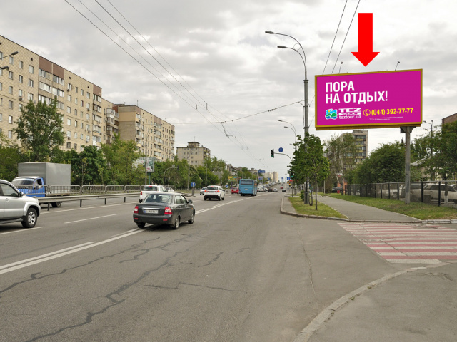 Цифрова панель 6x3,  Перова бул., 27, в бік Визволителів пр.