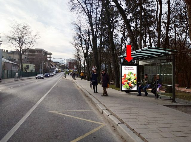 Сітілайт 1.2x1.8,  Пасечная ул., 11, напротив (ост. "Пасечная"), в сторону ул. Зелёной