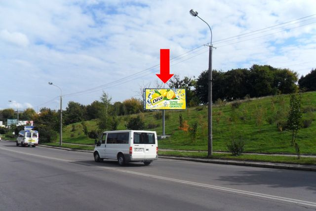 Щит 6x3,  Литовская ул. / Кавказская ул., возле парка "Еврейка", из центра