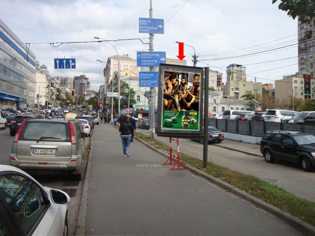 Сітілайт 1.2x1.8,  Петлюры ул. (бывш. ул. Коминтерна) напротив 30, в сторону ул. Саксаганского